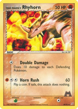 Team Magma's Rhyhorn - 38/95 38/95 - Team Magma vs Team Aqua
