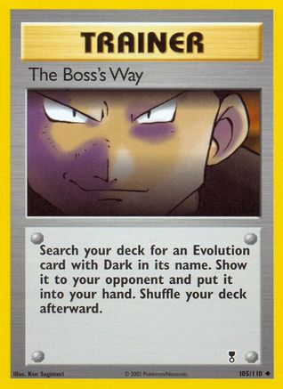 The Boss's Way 105/110 - Legendary Collection Reverse Holofoil