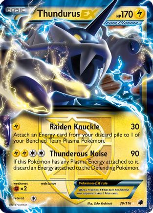 Thundurus-EX 38/116 - Plasma Freeze Holofoil