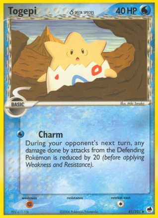 Togepi δ 41/101 - Dragon Frontiers