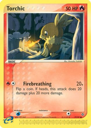 Torchic 77/97 - Dragon Reverse Holofoil