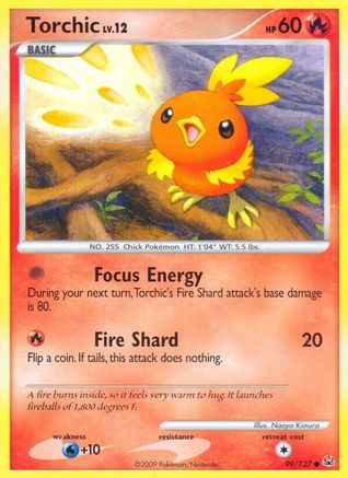 Torchic 99/127 - Platinum Reverse Holofoil