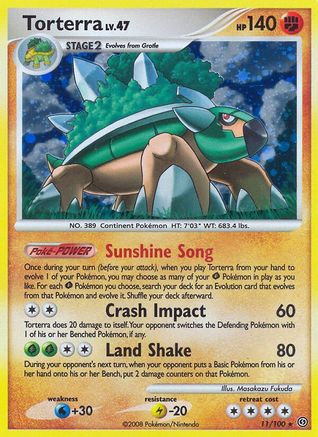 Torterra 11/100 - Stormfront Holofoil