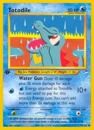 Totodile 85/105 - Neo Destiny Unlimited