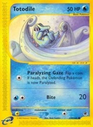 Totodile 135/165 - Expedition Base Set Reverse Holofoil