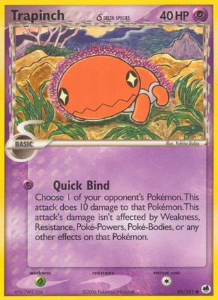 Trapinch - 069/101 (Delta Species) 69/101 - Dragon Frontiers