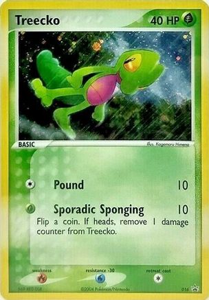 Treecko - 016 (EX Deck Tin) 16 - Nintendo Promos Holofoil