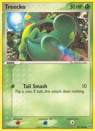 Treecko 70/106 - Emerald Reverse Holofoil