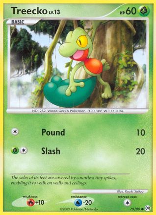 Treecko 79/99 - Arceus Reverse Holofoil