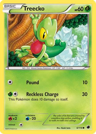 Treecko 6/116 - Plasma Freeze Reverse Holofoil