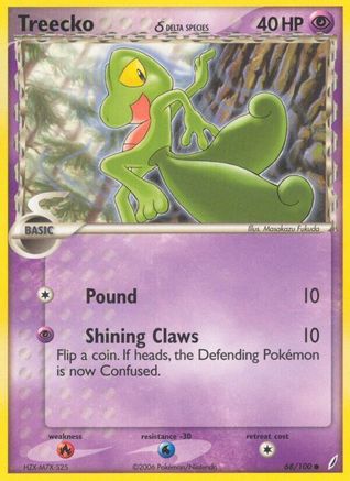 Treecko δ 68/100 - Crystal Guardians