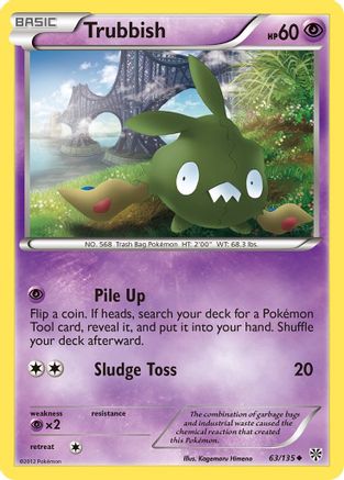 Trubbish 63/135 - Plasma Storm Reverse Holofoil