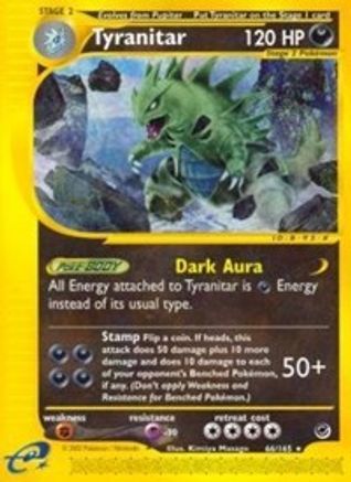 Tyranitar 66/165 - Expedition Base Set