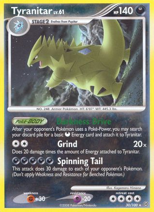 Tyranitar 30/100 - Stormfront Reverse Holofoil