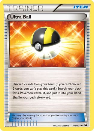 Ultra Ball 102/108 - Dark Explorers Reverse Holofoil