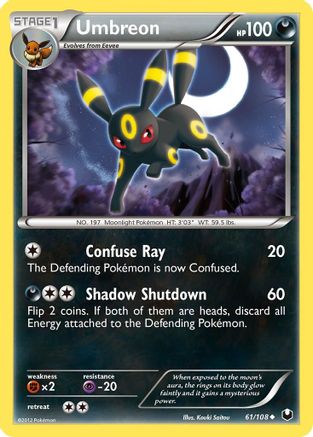 Umbreon 61/108 - Dark Explorers