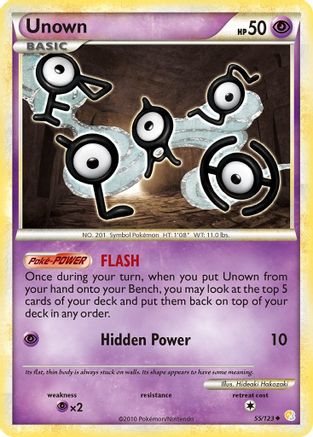 Unown (55) 55/123 - HeartGold SoulSilver
