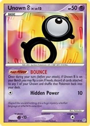 Unown [B] 66/130 - Diamond and Pearl