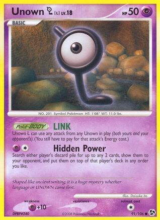 Unown [L] 91/106 - Great Encounters