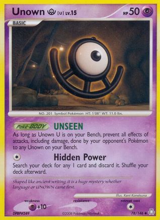 Unown U 78/146 - Legends Awakened