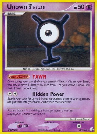 Unown Y 81/146 - Legends Awakened