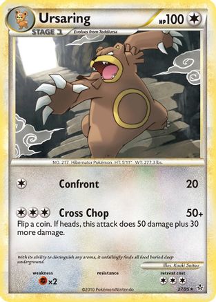 Ursaring 27/95 - HSUnleashed Reverse Holofoil