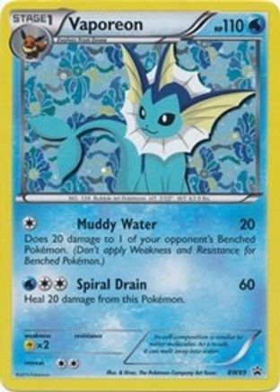 Vaporeon BW89/101 - BW Black Star Promos Holofoil