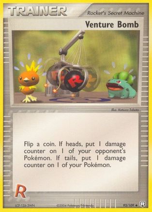 Venture Bomb 93/109 - Team Rocket Returns Reverse Holofoil