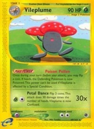 Vileplume 69/165 - Expedition Base Set Reverse Holofoil