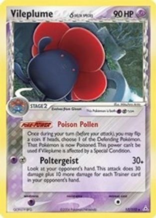 Vileplume δ 17/110 - Holon Phantoms Reverse Holofoil