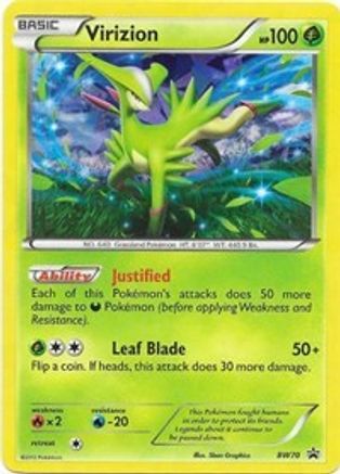 Virizion - BW70 BW70/101 - Black and White Promos Holofoil