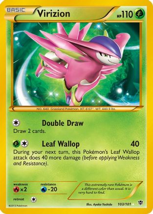 Virizion 103/101 - Plasma Blast Holofoil