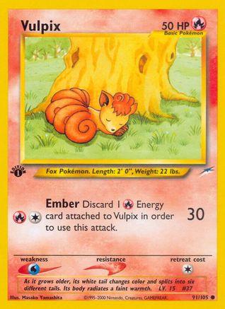 Vulpix 91/105 - Neo Destiny Unlimited