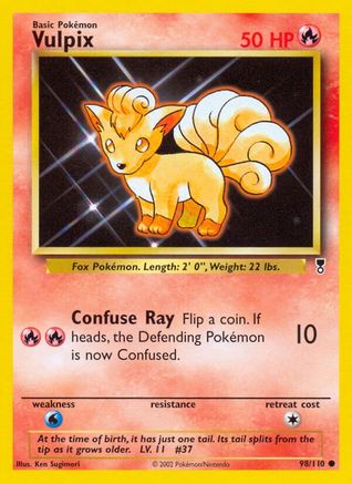 Vulpix 98/110 - Legendary Collection Reverse Holofoil