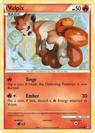 Vulpix 75/95 - Call of Legends Reverse Holofoil