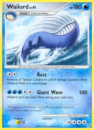 Wailord 47/147 - Supreme Victors