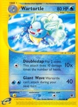 Wartortle 92/165 - Expedition Base Set Reverse Holofoil