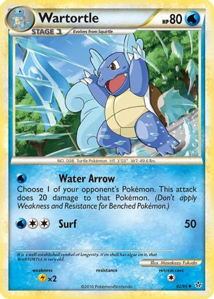 Wartortle 42/95 - HSUnleashed