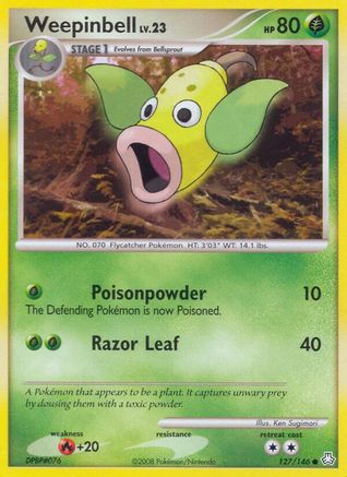 Weepinbell 127/146 - Legends Awakened