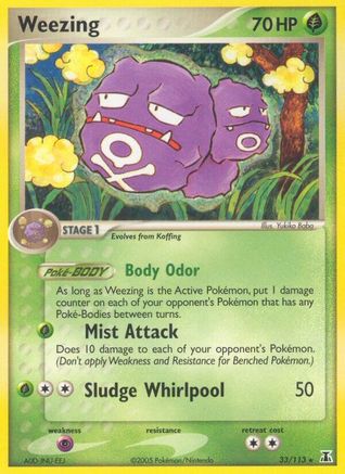 Weezing 33/113 - Delta Species