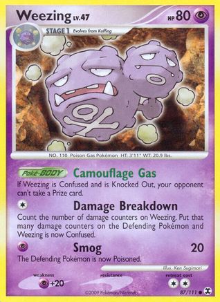 Weezing 87/111 - Rising Rivals Reverse Holofoil