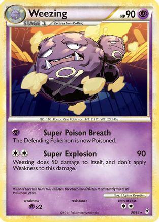 Weezing 38/95 - Call of Legends