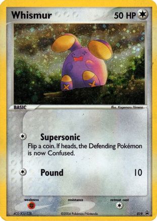 Whismur 19/40 - Nintendo Black Star Promos Holofoil