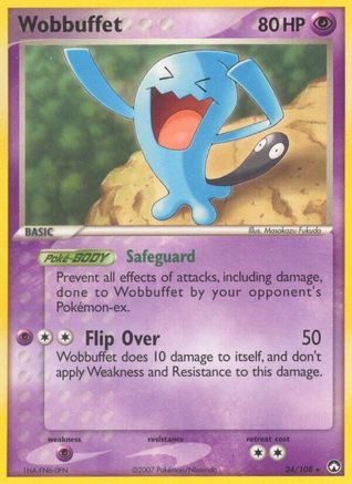 Wobbuffet 24/108 - Power Keepers Reverse Holofoil