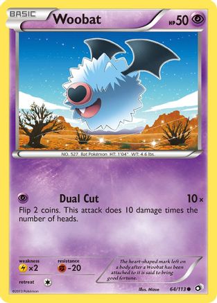 Woobat 64/113 - Legendary Treasures