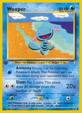 Wooper 82/111 - Neo Genesis Unlimited