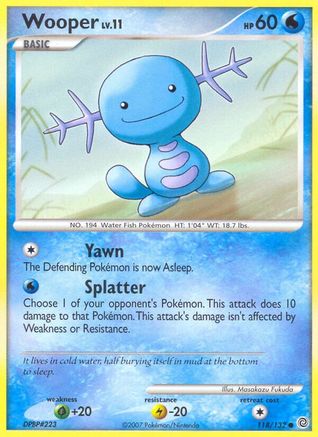 Wooper 118/132 - Secret Wonders