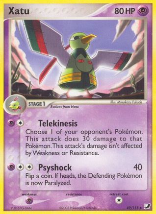 Xatu 49/115 - Unseen Forces Reverse Holofoil