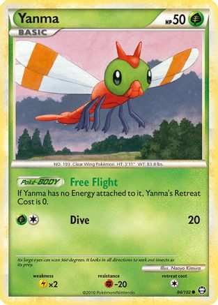 Yanma 84/102 - Triumphant Reverse Holofoil