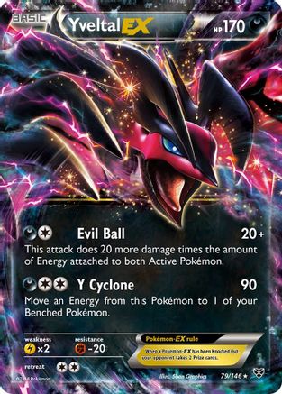 Yveltal-EX 79/146 - XY Holofoil